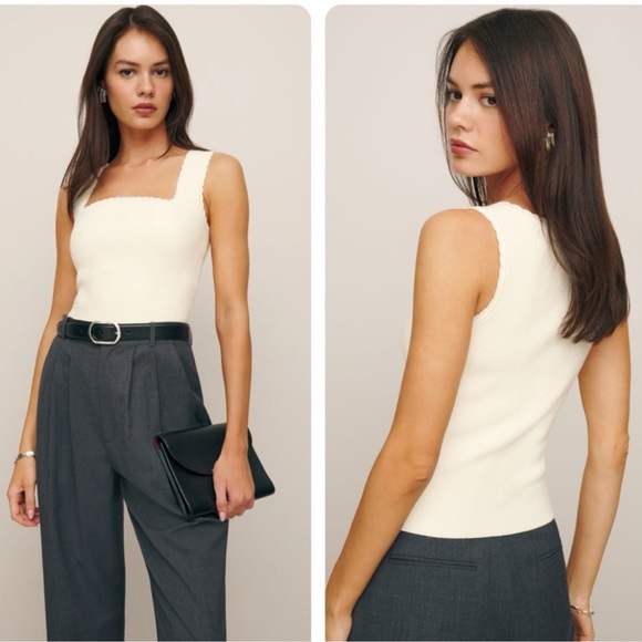 Reformation Tops - Reformation Nalini Sweater Cotton Tank